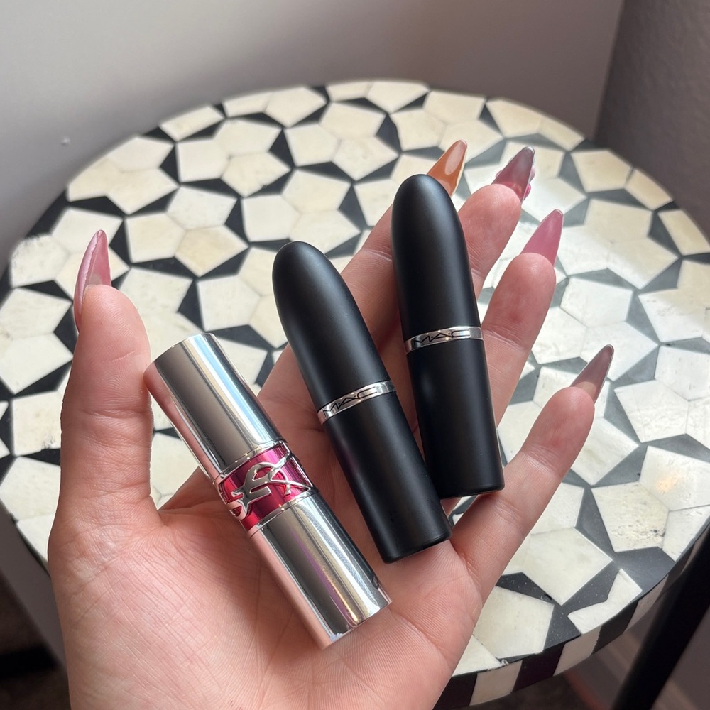 MAC and YSL Lipstick Set